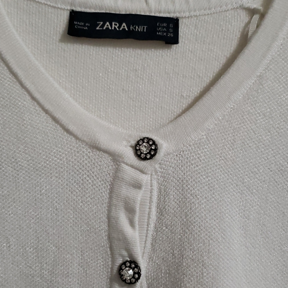 Zara Gem Button Cardigan - Picture 3 of 7
